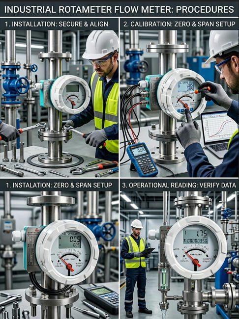install flow meters
