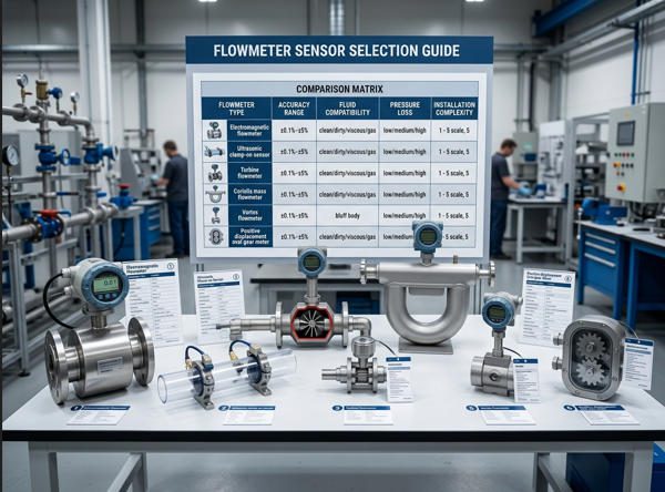 flowmeter sensor selection
