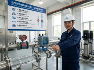 ultrasonic vs magnetic flow meters clean water