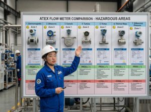 ATEX certified flow meters hazardous environments
