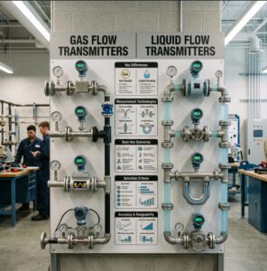 gas vs liquid flow transmitters