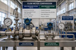 high pressure vs low pressure flow meters