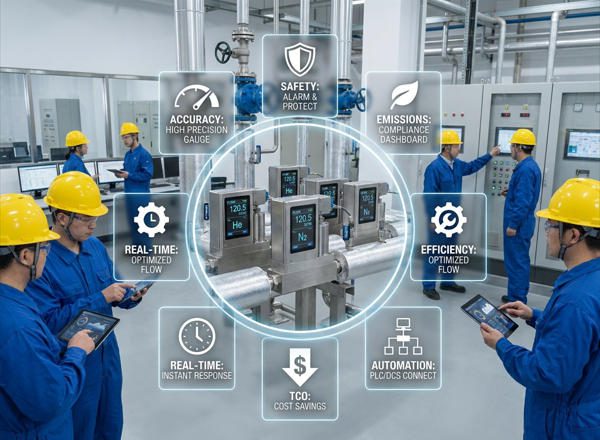 thermal mass flow controller chemical process