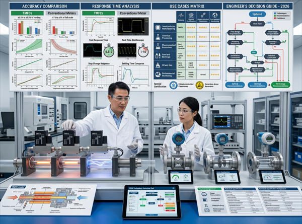 thermal mass flow controller vs conventional flow meters