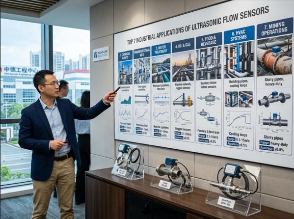 ultrasonic flow sensors industrial applications