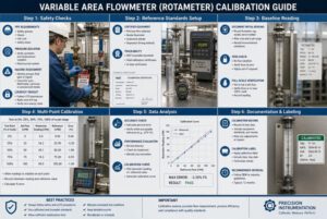 variable area flowmeter calibration