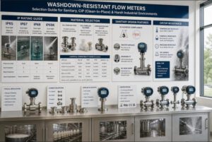 washdown resistant flow meter
