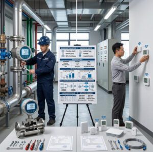 thermal mass meter vs indoor temperature sensor building monitoring