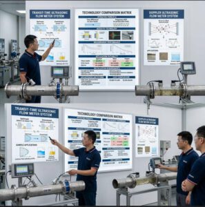 ultrasonic flow meter acoustic technology