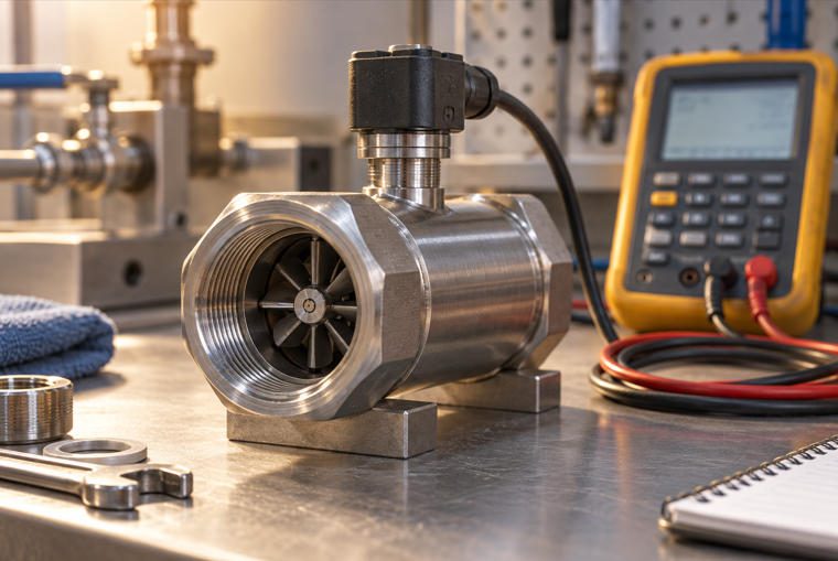 flow meter service bench