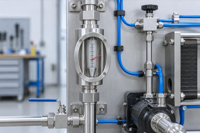 local indication flow meter
