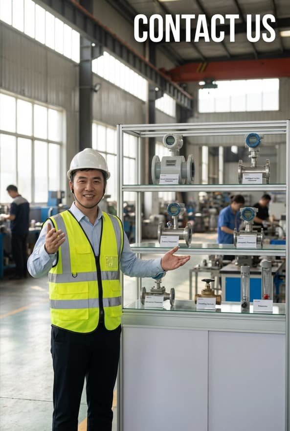 Contact jade ant flow meter