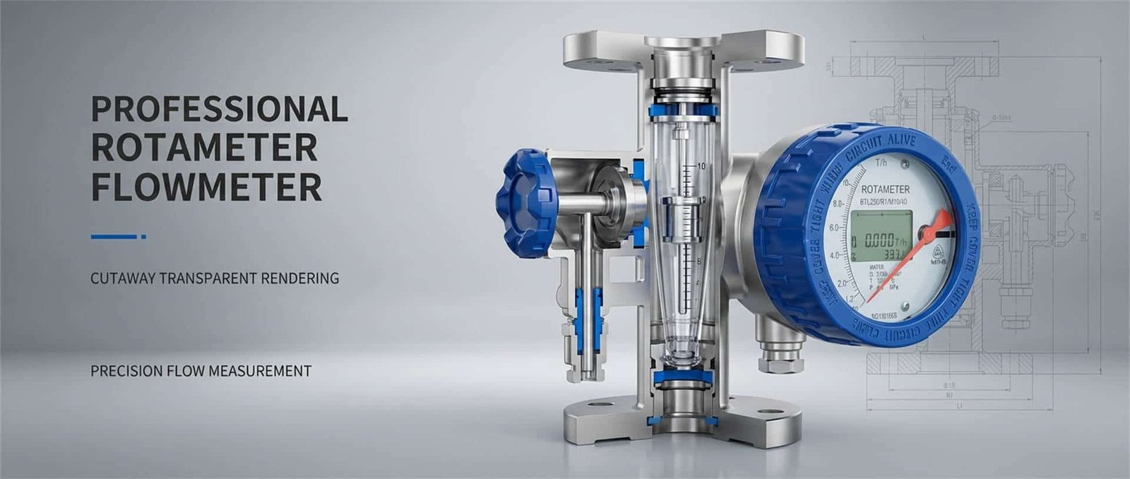 Rotameter Water flow meter