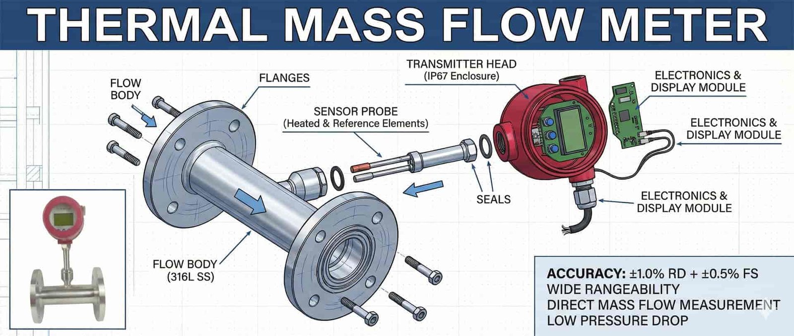 fox thermal flow meter