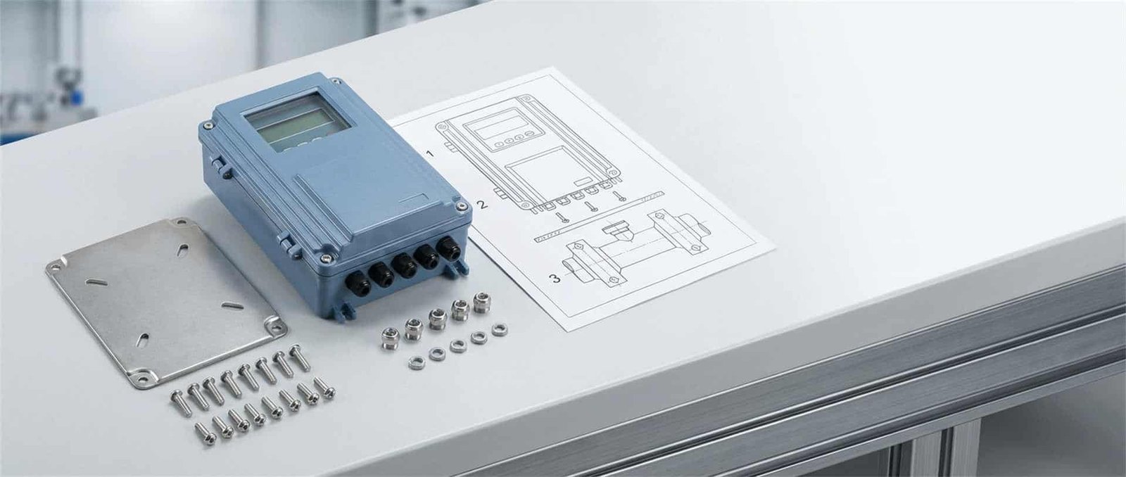 ultrasonic pipe flow meter